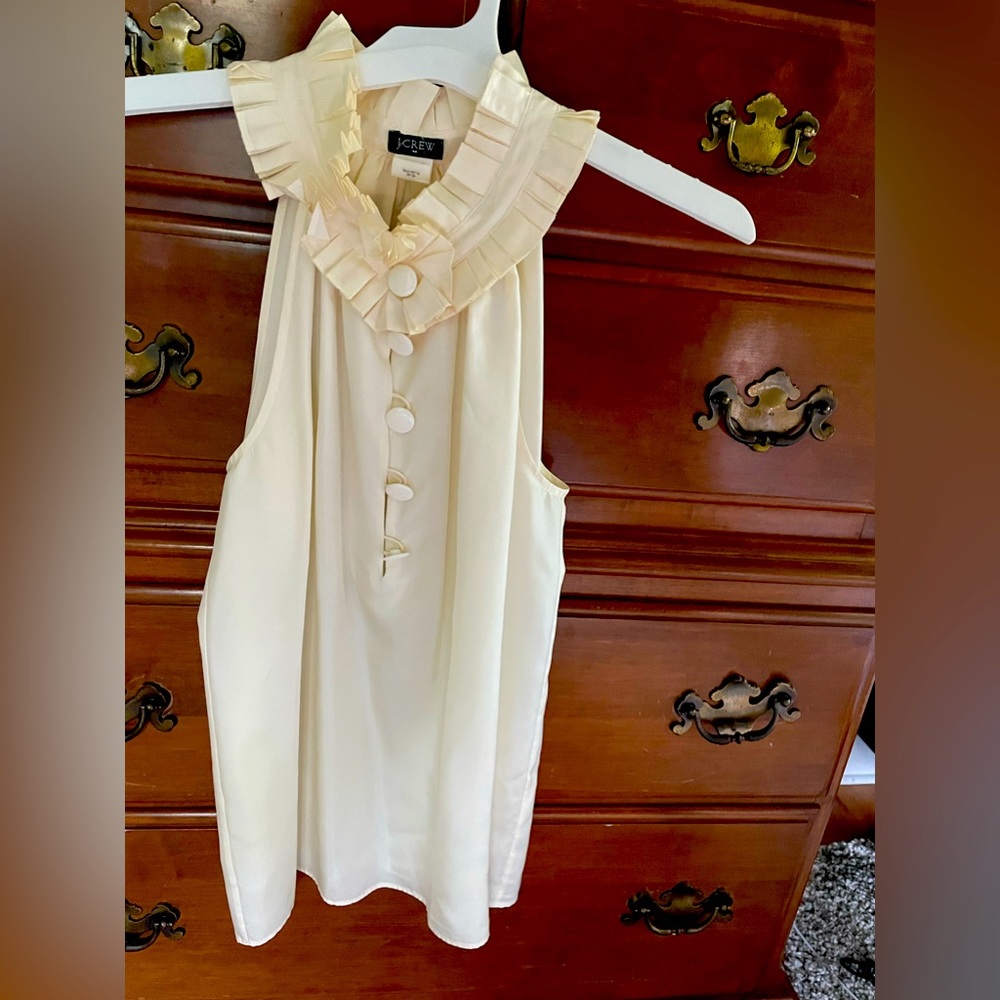 J Crew - Fancy Top - Silk - Women - Small